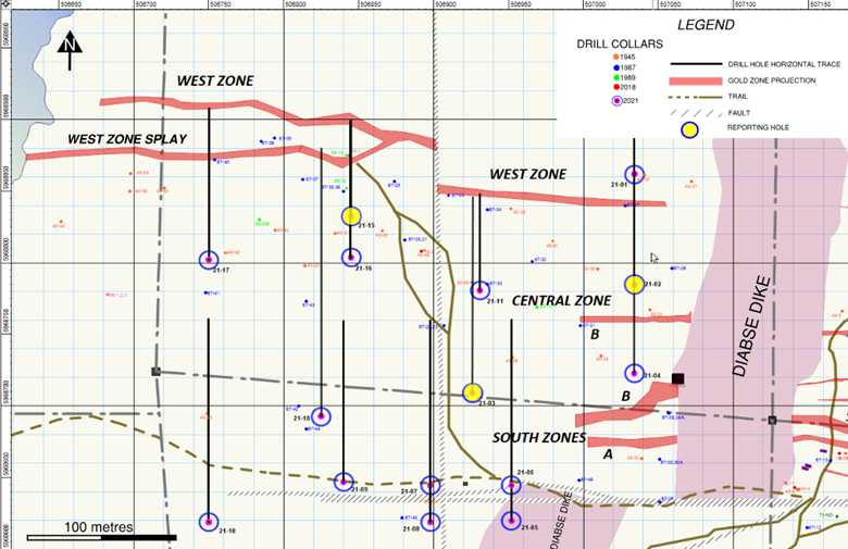 Compilation map and 2021 drill plan
