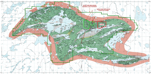 Figure 1 - Lingman Lake Gold Project Land Holdings Covering 90% of the Lingman Lake Greenstone Belt